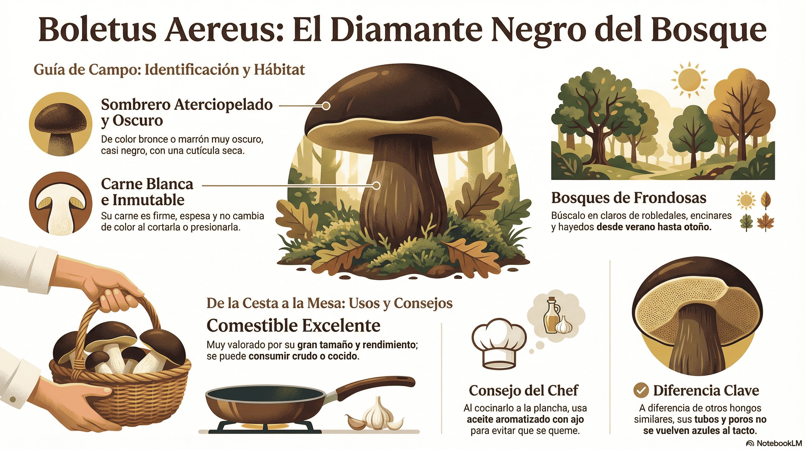 Boletus aereus. El diamante negro del bosque.