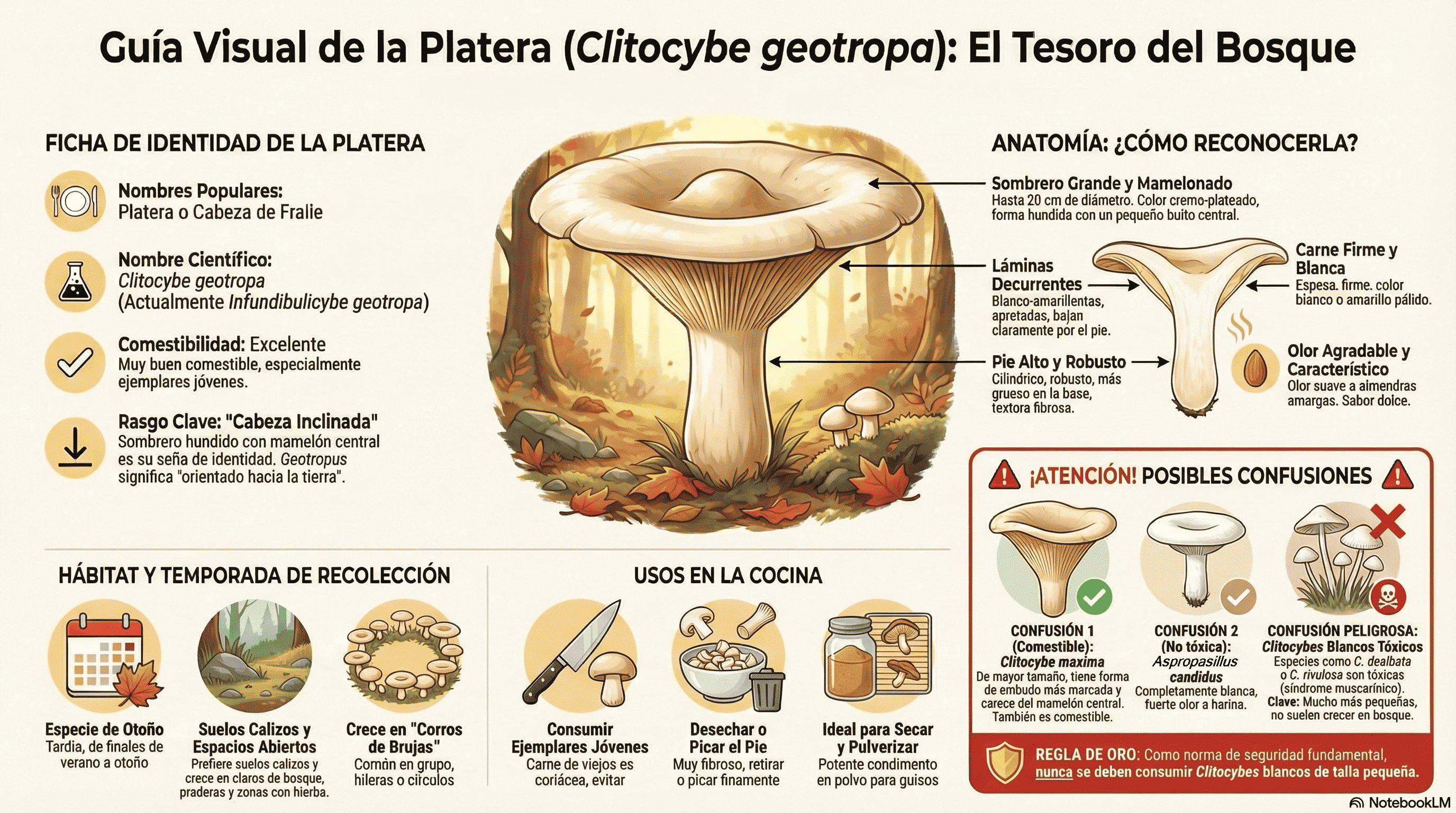 Infundibulicybe geotropa (Clitocybe geotropa). El tesoro del bosque.